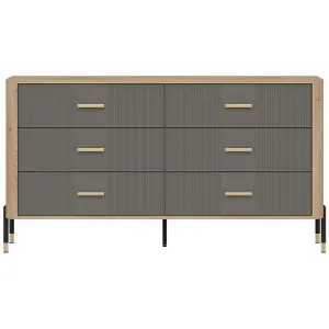 Obrazek Komoda Dante Dt05  Dąb Cremona/Szary