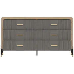 Obrazek Komoda Dante Dt05  Dąb Cremona/Szary