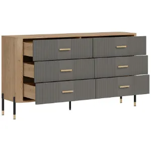 Obrazek Komoda Dante Dt05  Dąb Cremona/Szary