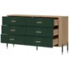 Obrazek Komoda Dante Dt05  Dąb Cremona/Zielony