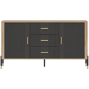 Obrazek Komoda Dante Dt06 Dąb Cremona/Antracyt