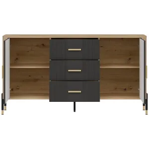 Obrazek Komoda Dante Dt06 Dąb Cremona/Antracyt