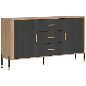 Obrazek Komoda Dante Dt06 Dąb Cremona/Antracyt