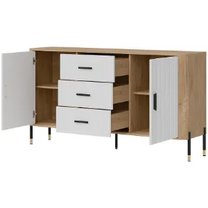 Obrazek Komoda Dante Dt06 Dąb Cremona/Biały