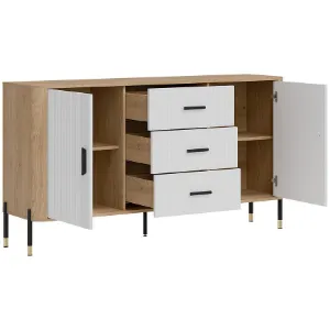 Obrazek Komoda Dante Dt06 Dąb Cremona/Biały