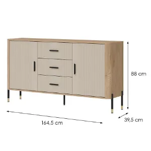 Obrazek Komoda Dante Dt06 Dąb Cremona/Kaszmir