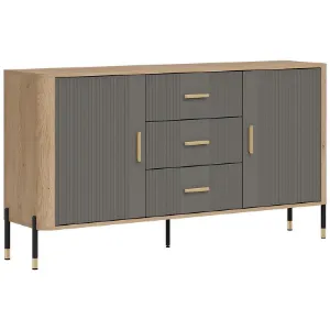 Obrazek Komoda Dante Dt06 Dąb Cremona/Szary