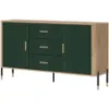 Obrazek Komoda Dante Dt06 Dąb Cremona/Zielony