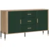 Obrazek Komoda Dante Dt06 Dąb Cremona/Zielony