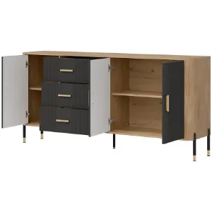 Obrazek Komoda Dante Dt07 Dąb Cremona/Antracyt