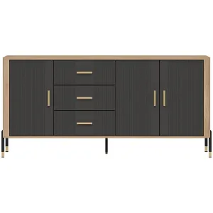 Obrazek Komoda Dante Dt07 Dąb Cremona/Antracyt