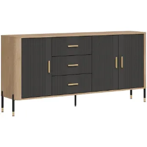 Obrazek Komoda Dante Dt07 Dąb Cremona/Antracyt