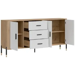 Obrazek Komoda Dante Dt07 Dąb Cremona/Biały