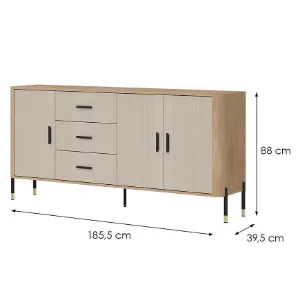 Obrazek Komoda Dante Dt07 Dąb Cremona/Kaszmir