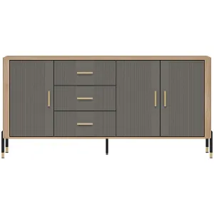 Obrazek Komoda Dante Dt07 Dąb Cremona/Szary