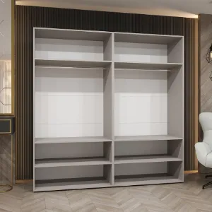 Obrazek Szafa Marbella I 200 kaszmir/srebrny