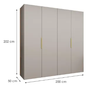 Obrazek Szafa Marbella I 200 kaszmir/złoty