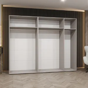 Obrazek Szafa Marbella I 250 kaszmir/srebrny