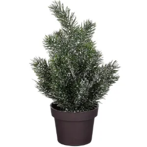 Obrazek Choinka zielona oszroniona wys. 24 x gł. 12 cm 1121020