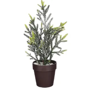 Obrazek Choinka zielona oszroniona wys. 30 x gł. 15 cm 1121023