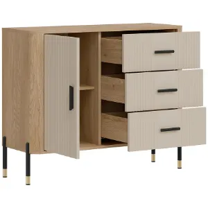 Obrazek Komoda Dante Dt03  Dąb Cremona/Kaszmir
