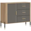 Obrazek Komoda Dante Dt03  Dąb Cremona/Szary
