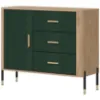 Obrazek Komoda Dante Dt03  Dąb Cremona/Zielony