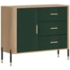 Obrazek Komoda Dante Dt03  Dąb Cremona/Zielony