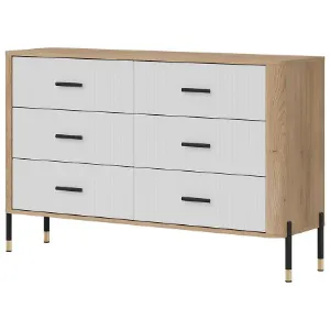 Obrazek Komoda Dante Dt04  Dąb Cremona/Biały