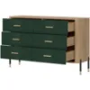 Obrazek Komoda Dante Dt04  Dąb Cremona/Zielony