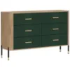 Obrazek Komoda Dante Dt04  Dąb Cremona/Zielony
