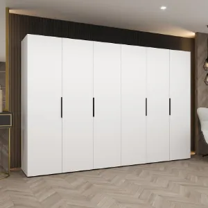 Obrazek Szafa Marbella I 300 biały/czarny