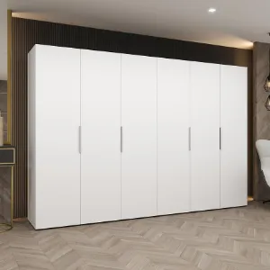 Obrazek Szafa Marbella I 300 biały/srebrny