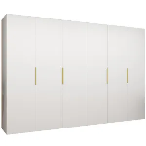 Obrazek Szafa Marbella I 300 biały/złoty