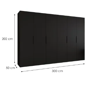 Obrazek Szafa Marbella I 300 czarny