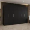Obrazek Szafa Marbella I 300 czarny/kaszmir