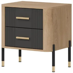 Obrazek Szafka Nocna Dante Dt21 Dąb Cremona/ Antracyt