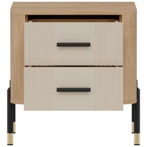 Obrazek Szafka Nocna Dante Dt21 Dąb Cremona/Kaszmir