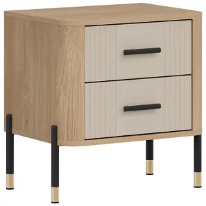 Obrazek Szafka Nocna Dante Dt21 Dąb Cremona/Kaszmir