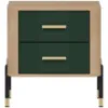 Obrazek Szafka Nocna Dante Dt21 Dąb Cremona/Zielony