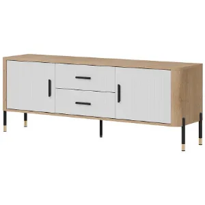 Obrazek Komoda Dante Rtv Dt01 Dąb Cremona/Biały