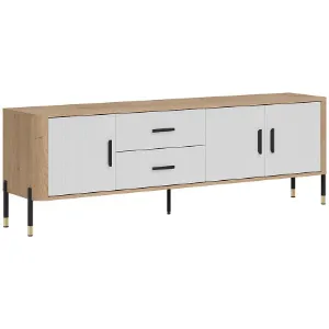 Obrazek Komoda Dante Rtv Dt02 Dąb Cremona/Biały