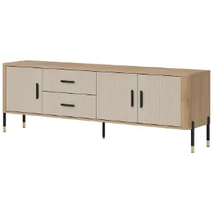 Obrazek Komoda Dante Rtv Dt02 Dąb Cremona/Kaszmir