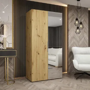 Obrazek Szafa Marbella II 100 artisan srebrny