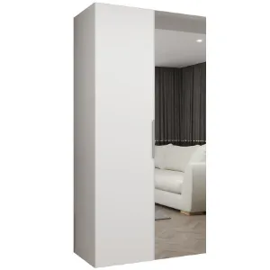 Obrazek Szafa Marbella II 100 biały/srebrny