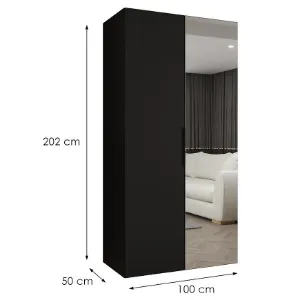 Obrazek Szafa Marbella II 100 czarny