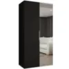 Obrazek Szafa Marbella II 100 czarny/srebrny