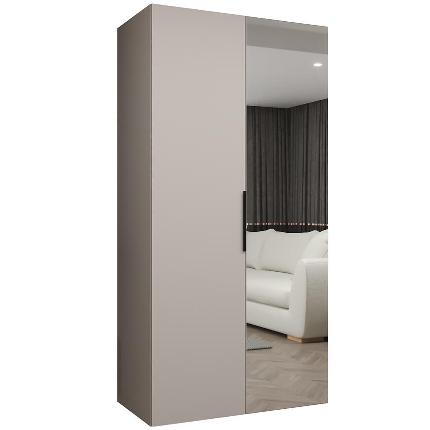 Szafa Marbella II 100 kaszmir/czarny