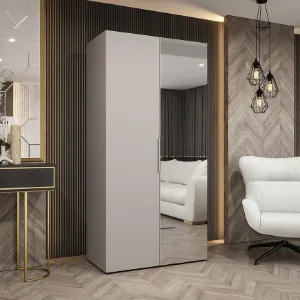 Obrazek Szafa Marbella II 100 kaszmir/srebrny