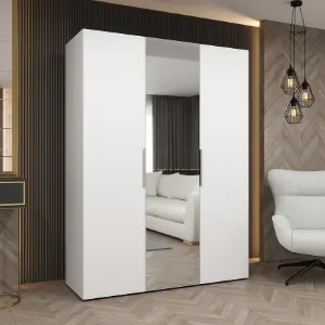 Obrazek Szafa Marbella II 150 biały/srebrny